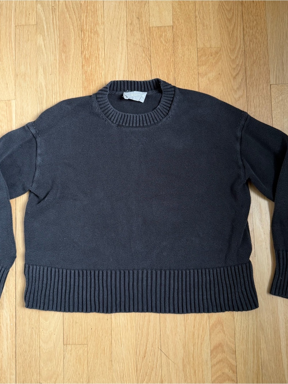 Everlane Black Crewneck Pullover Sweater